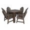 Highwood Usa Hamilton 5pc Square Outdoor Patio Furniture Dining Set AD-DNA44-ACE - alternate 1